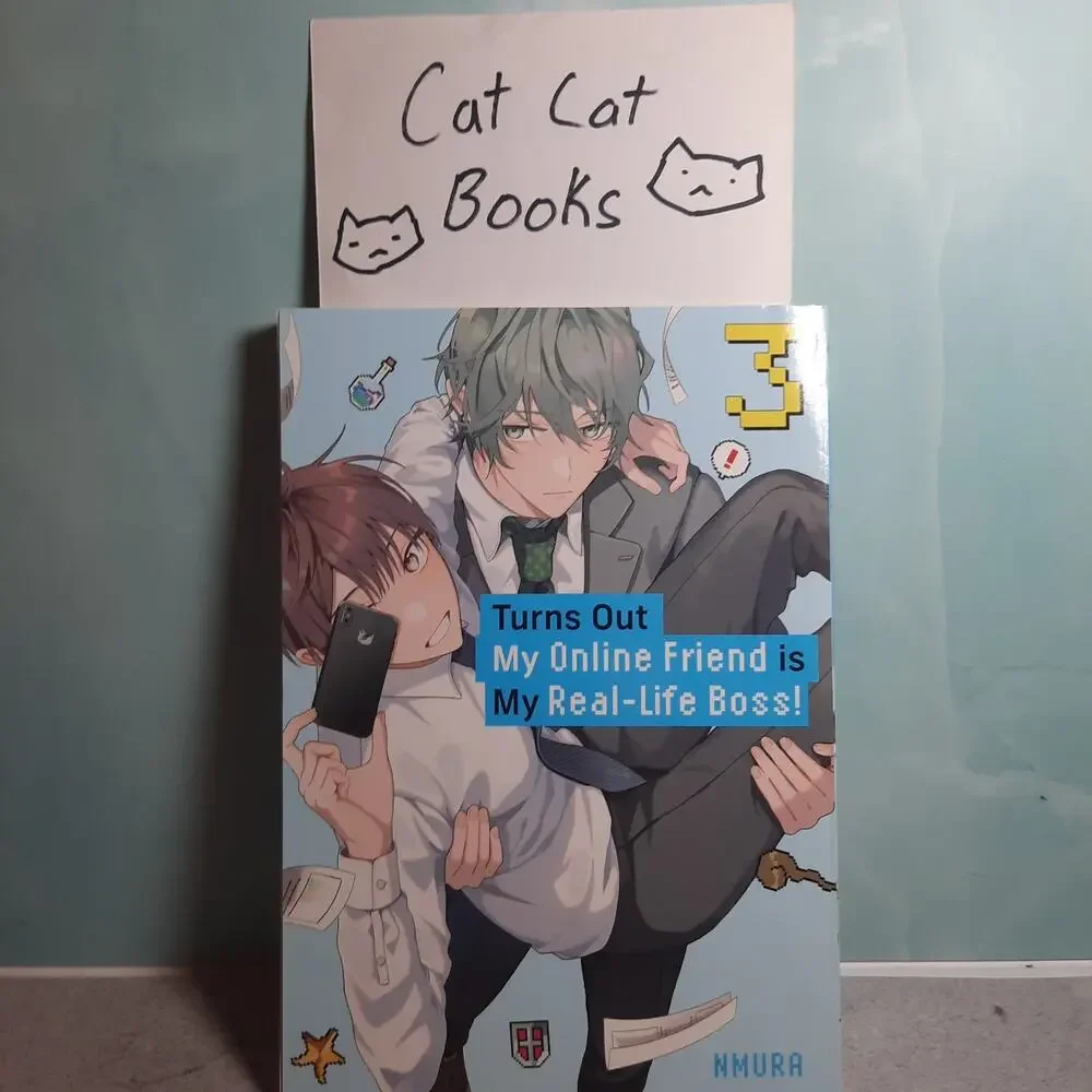 📚Turns Out My Online Friend is My Real-Life Boss! Vol. 1-3 EN Manga Bundle Yaoi